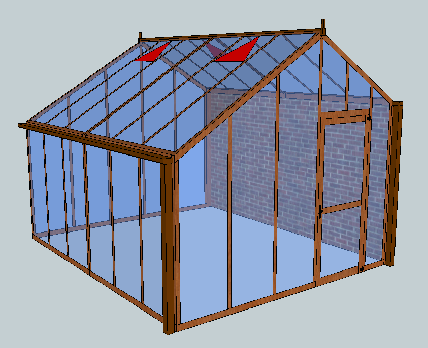 3/4 span chartley greenhouse 